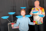 Spinning plates with stick