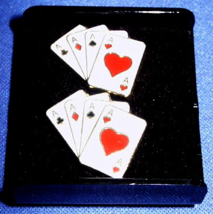 Playing Card Cuff Links