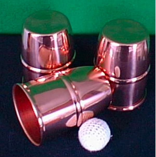 Cups (for Cups & Balls) - copper